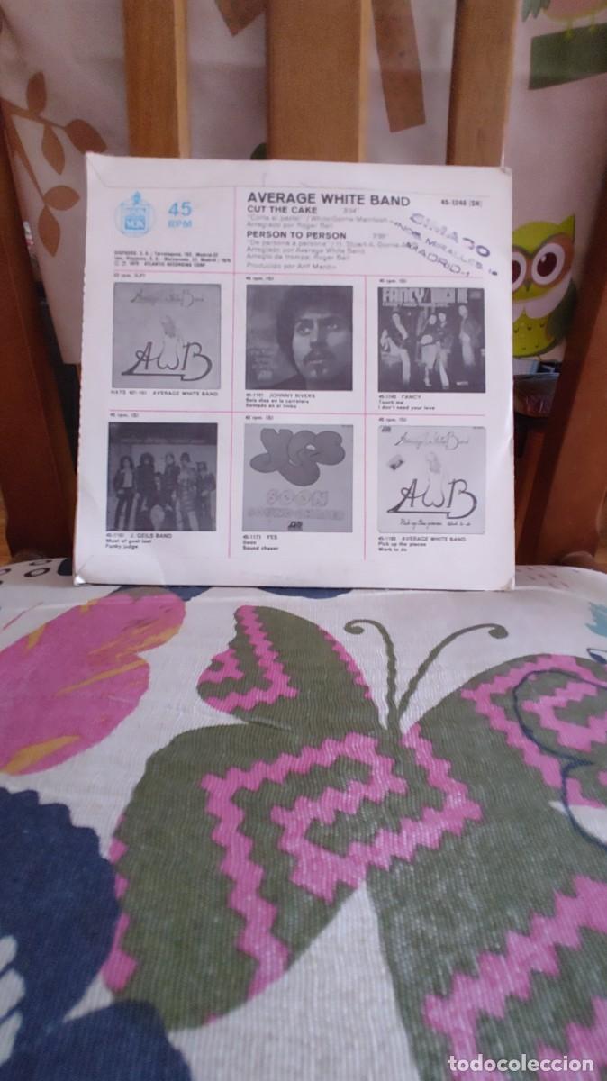 Discos de vinilo: AVERAGE WHITE BAND-SINGLE CUT THE CAKE - Foto 2