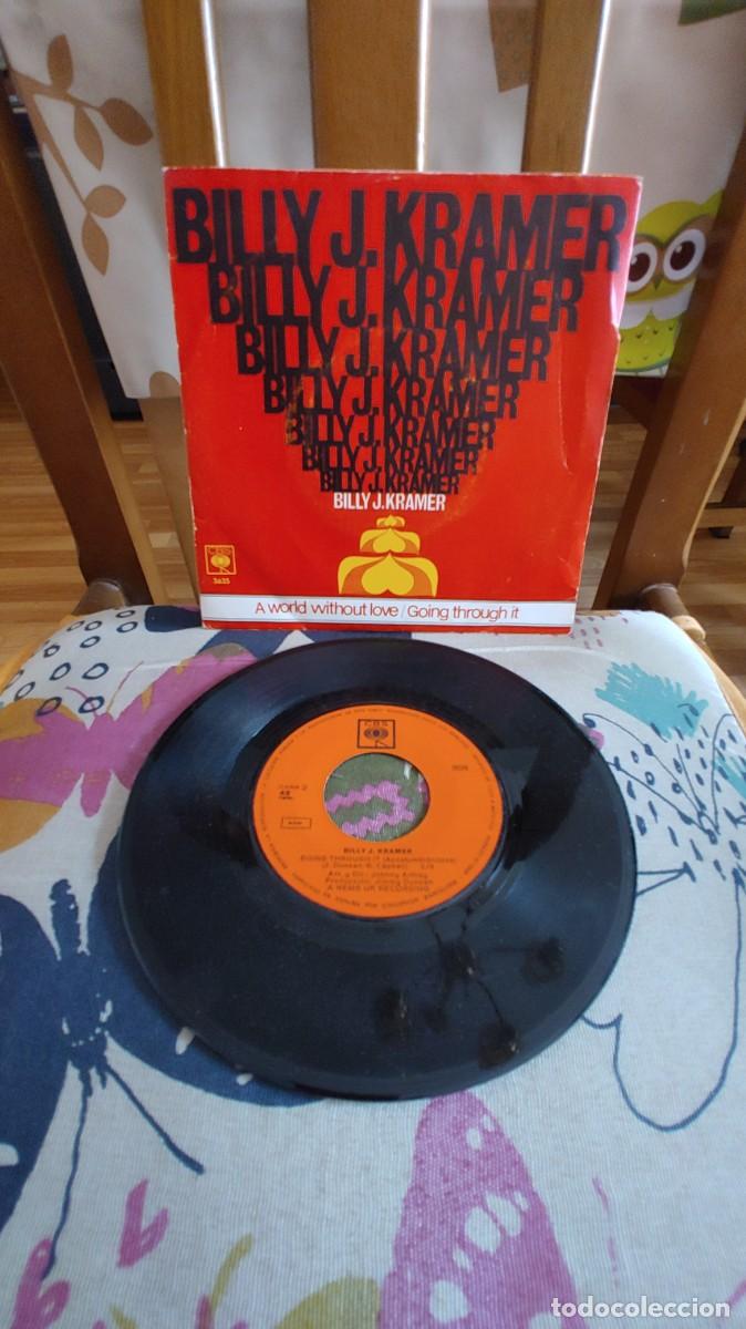 Discos de vinilo: BILLY J. KRAMER-SINGLE A WORLD WITHOUT LOVE