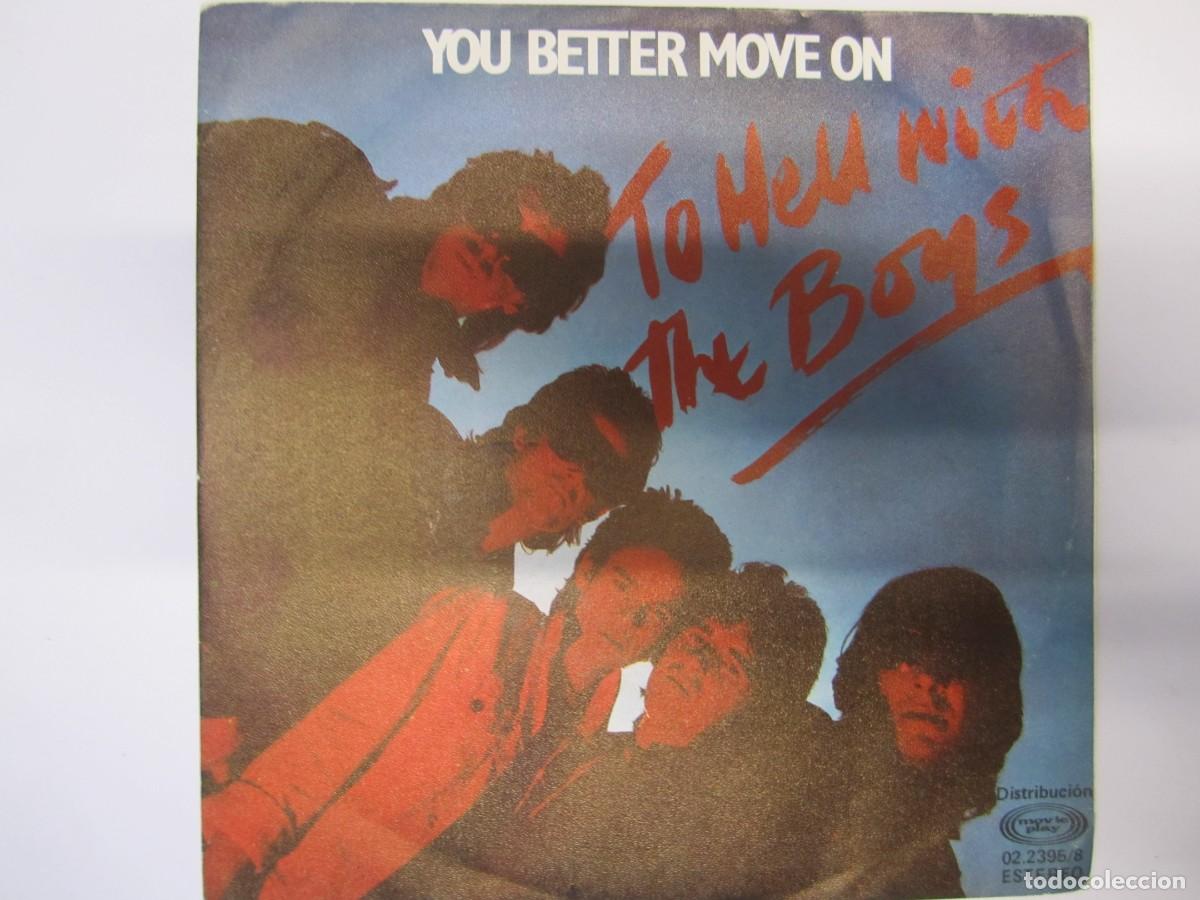 Discos de vinilo: disco vinilo single the boys you better move on