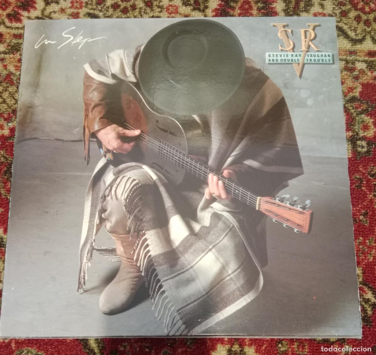 Discos de vinilo: Stevie Ray Vaughan And Double Trouble &ndash; In Step Lp Espa&ntilde;a 1989