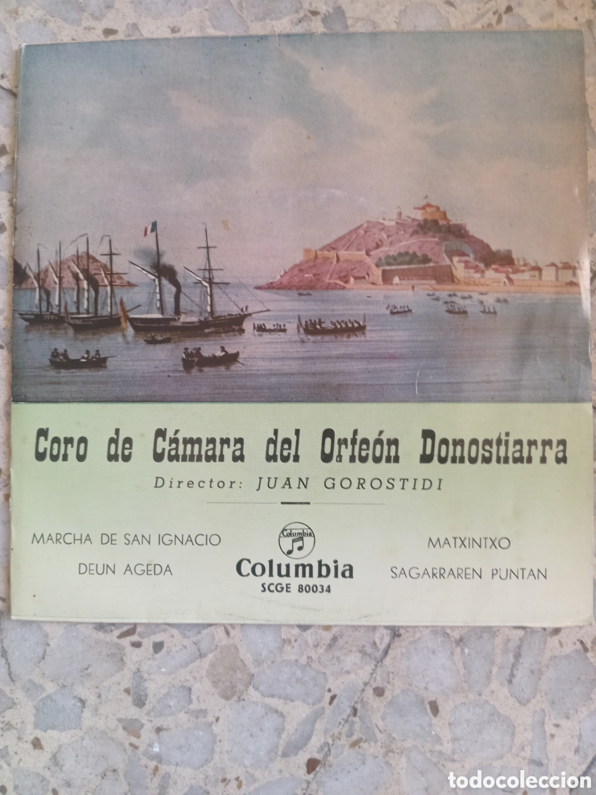 Discos de vinilo: EP CORO CAMARA ORFEON DONOSTIARRA MACHA DE SAN IGNACIO 1962