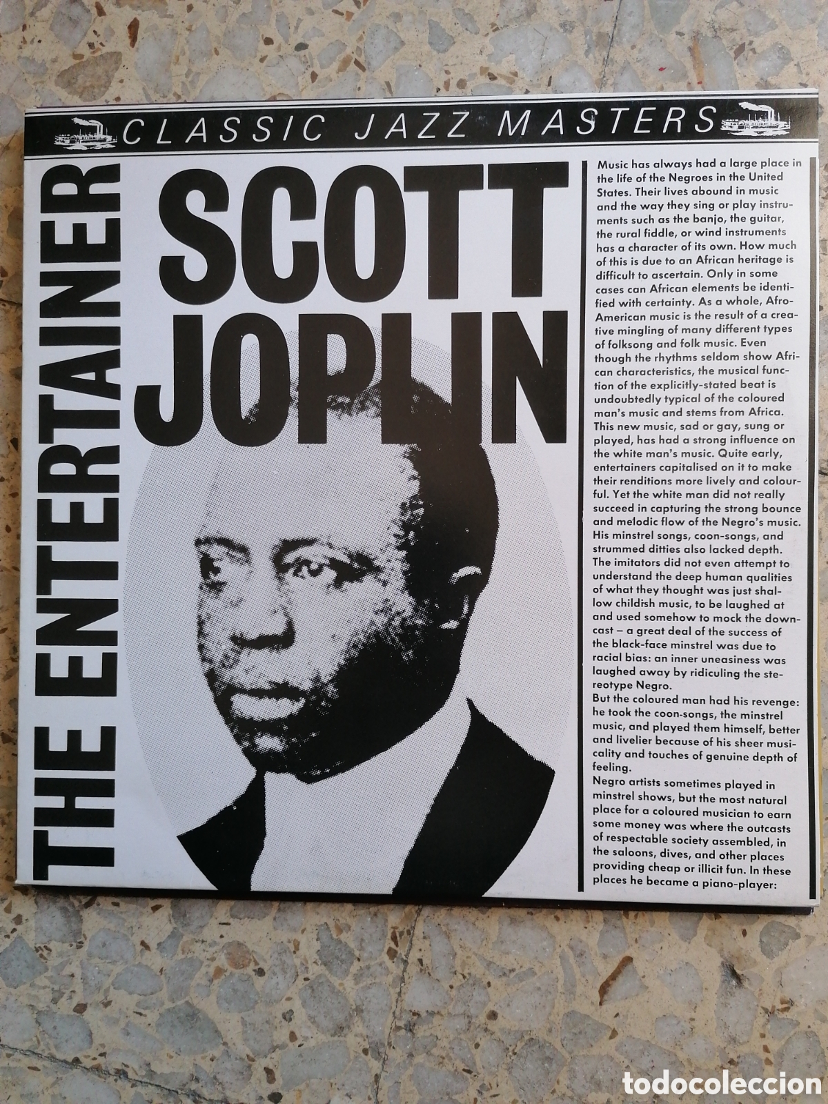 Discos de vinilo: LP SCOTT JOPLIN THE ENTERTAINER EDICION HOLANDESA 1983
