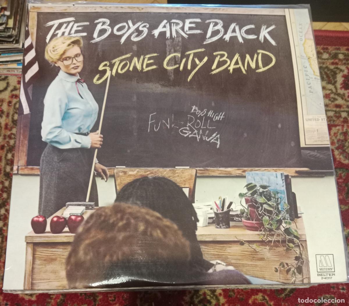 Discos de vinilo: Stone City Band &ndash; The Boys Are Back Lp Espa&ntilde;a 1981