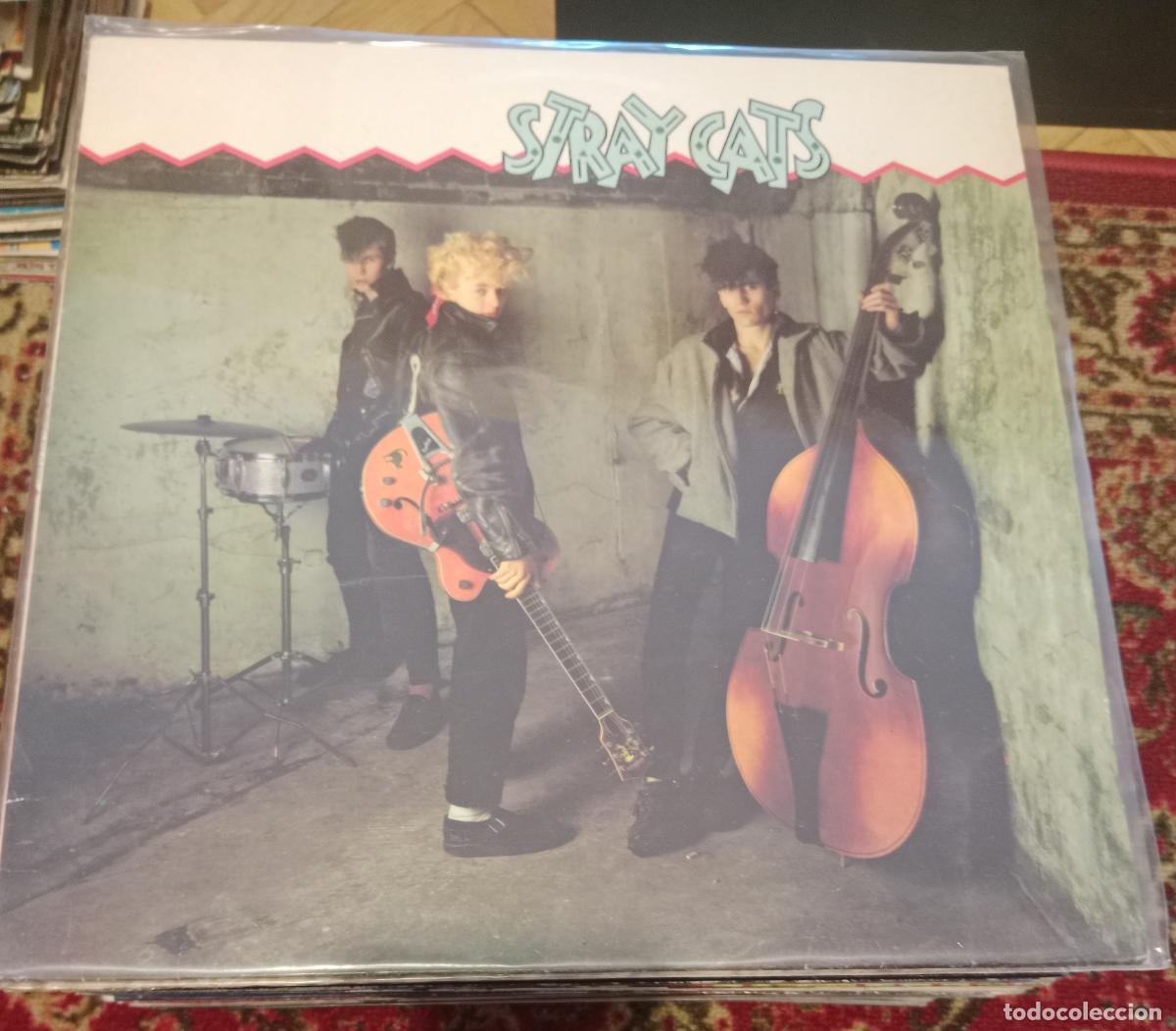 Discos de vinilo: Stray Cats &ndash; Stray Cats Lp Espa&ntilde;a 80s