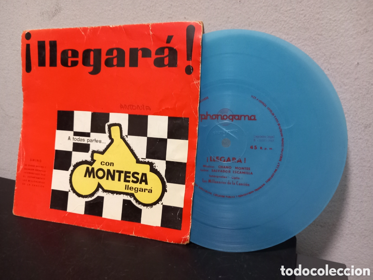 Discos de vinilo: ANTIGUO EP &iexcl;LLEGARA! CON MONTESA ORIGINAL