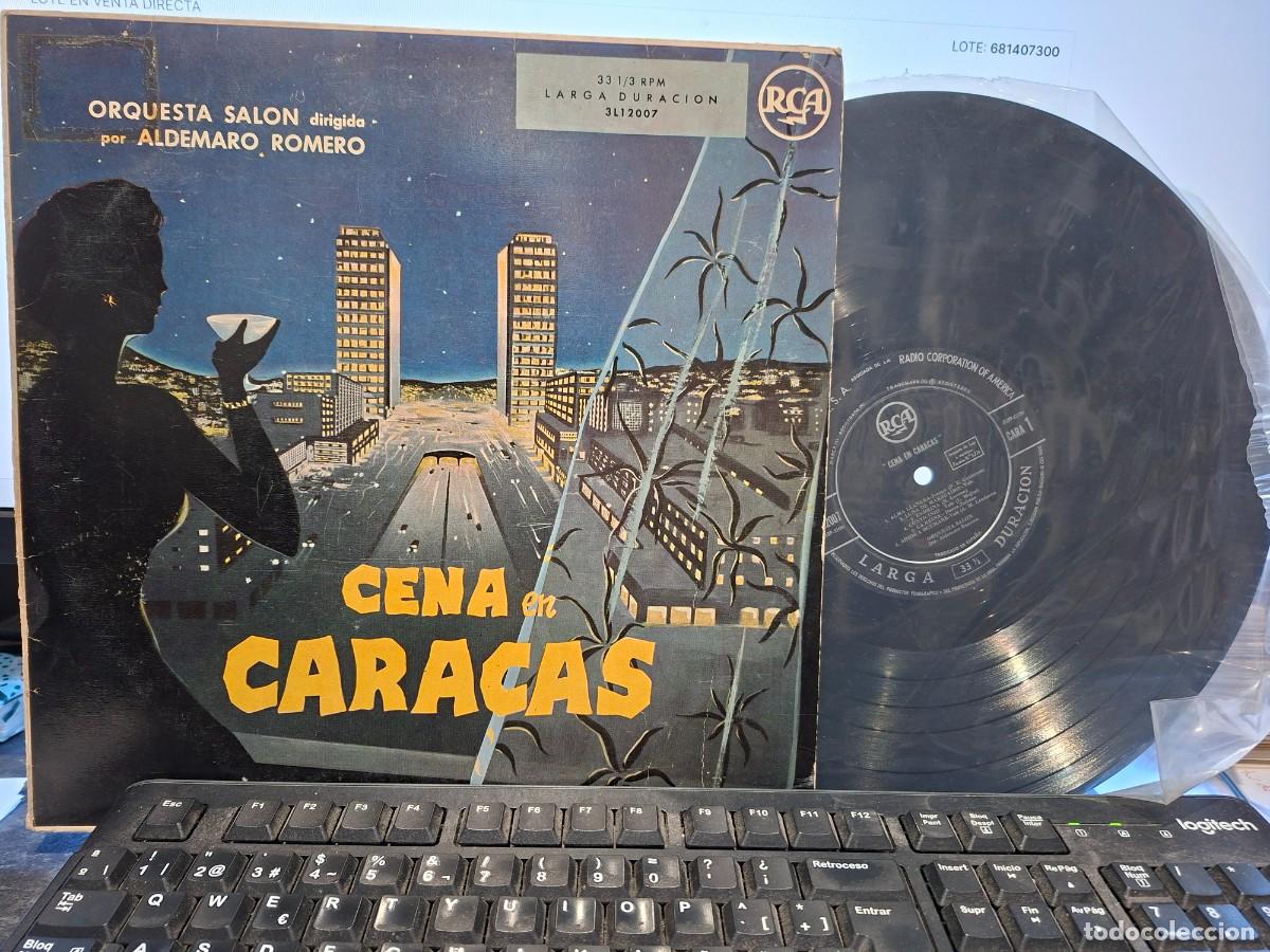 Discos de vinilo: ALDEMARO ROMERO - CENA EN CARACAS - LP PRIMER PRENSAJE ESPA&Ntilde;OL - SER-1