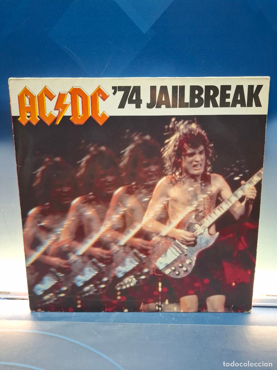 Discos de vinilo: Disco, Lp, AC/DC, 74 Jailbreak, 1990