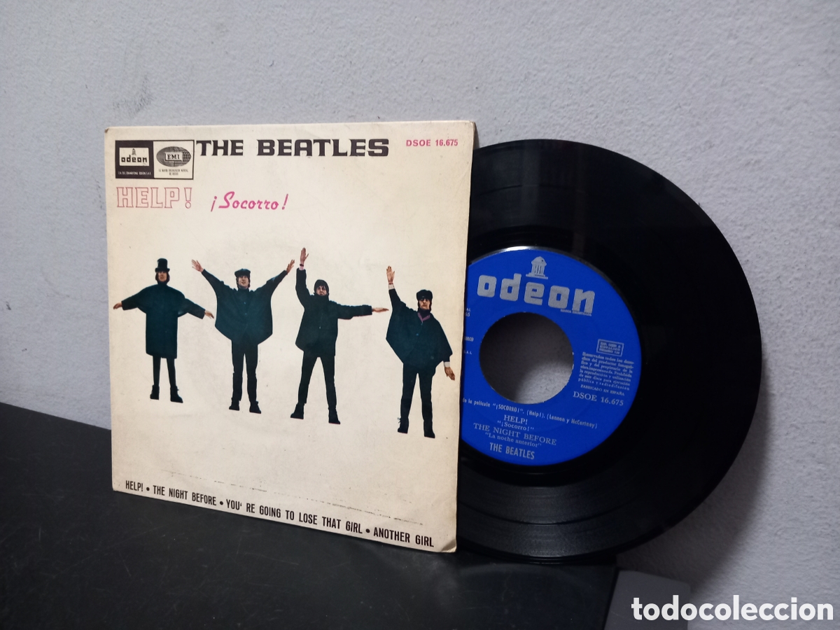 Discos de vinilo: ANTIGUO EP THE BEATLES HELP! ORIGINAL