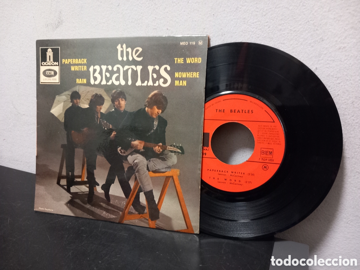 Discos de vinilo: ANTIGUO EP THE BEATLES PAPERBACK WRITER ORIGINAL
