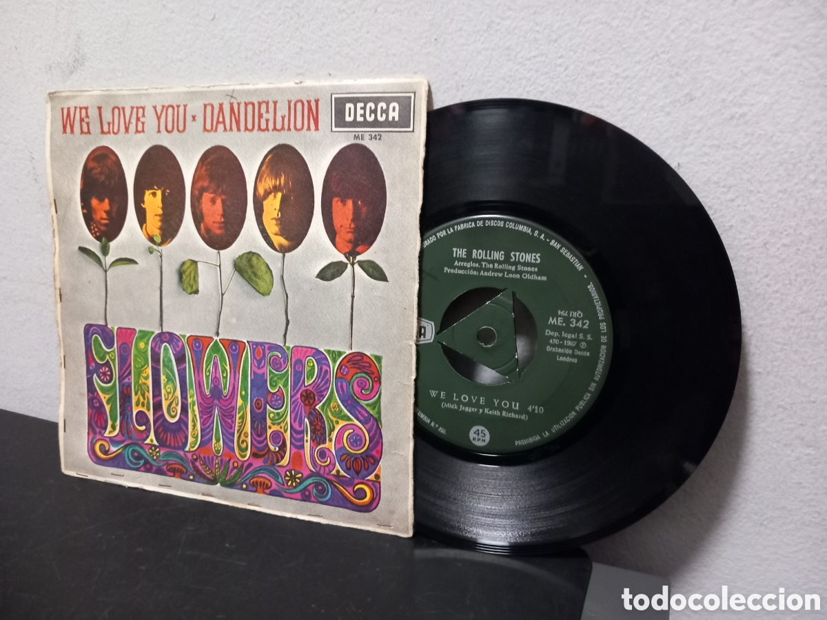 Discos de vinilo: ANTIGUO EO THE ROLLING STONES WE LOVE YOU ORIGINAL