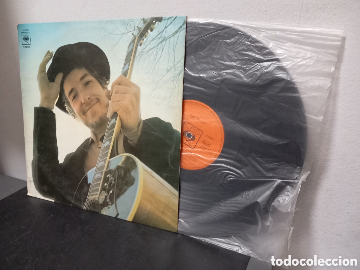 Discos de vinilo: ANTIGUO LP BOB DYLAN NASHMILLE SKYLINE ORIGINAL