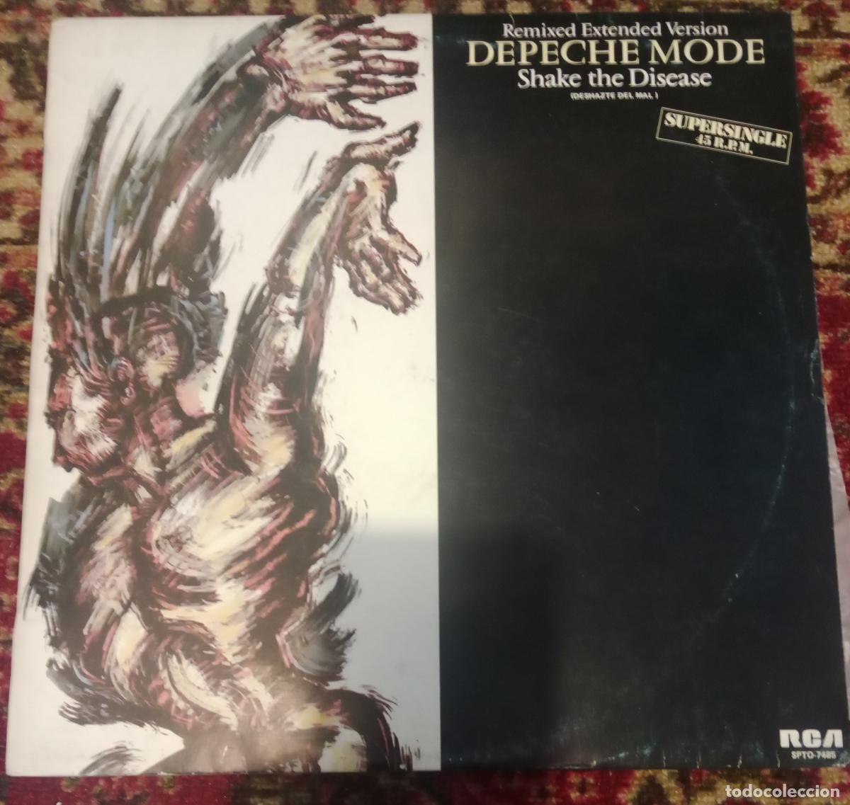 Discos de vinilo: Depeche Mode &ndash; Shake The Disease (Remixed Extended Version) = Deshazte Del Mal Maxi - Foto 1