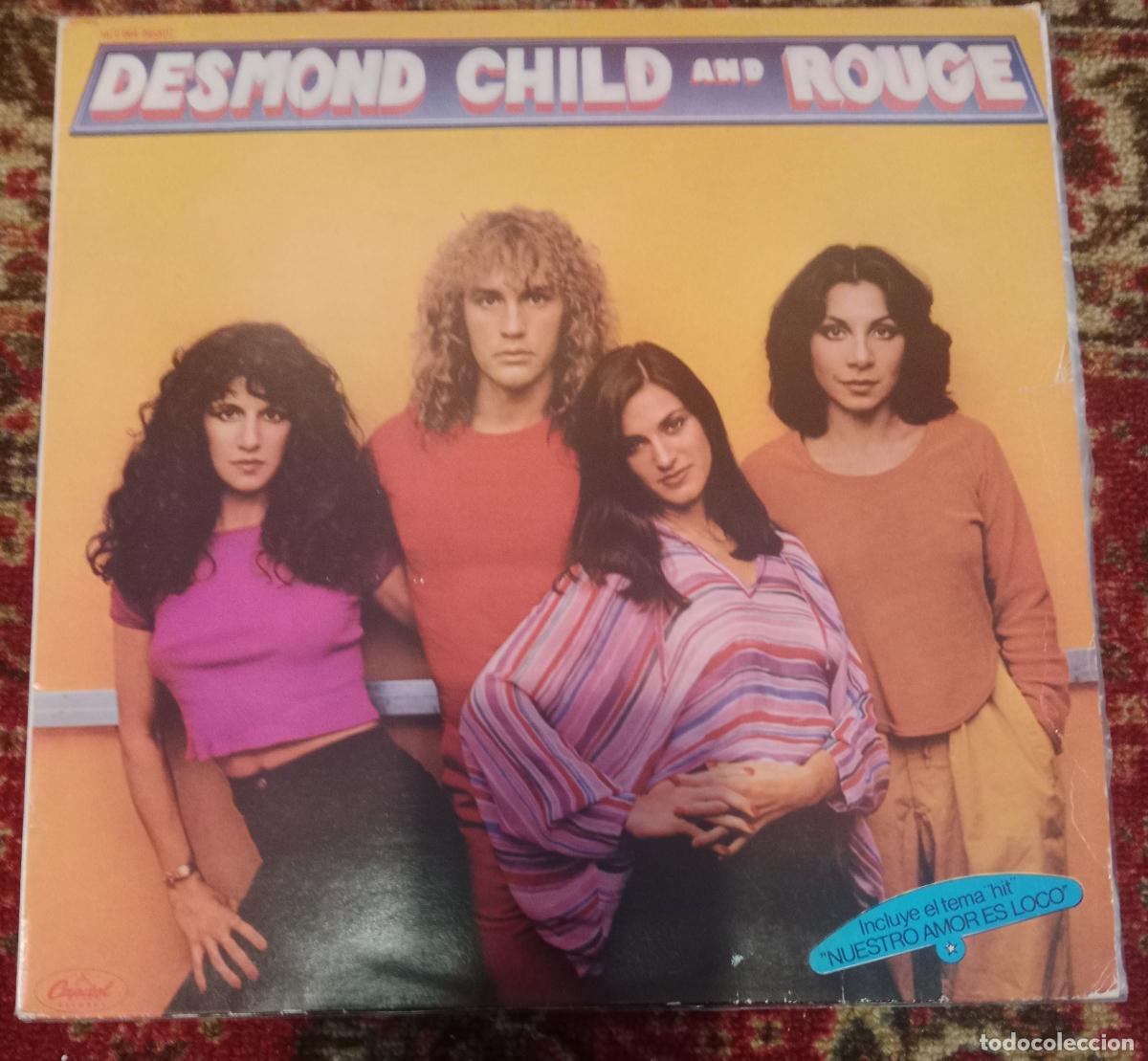 Discos de vinilo: Desmond Child And Rouge &ndash; Desmond Child And Rouge Lp Espa&ntilde;a 1979