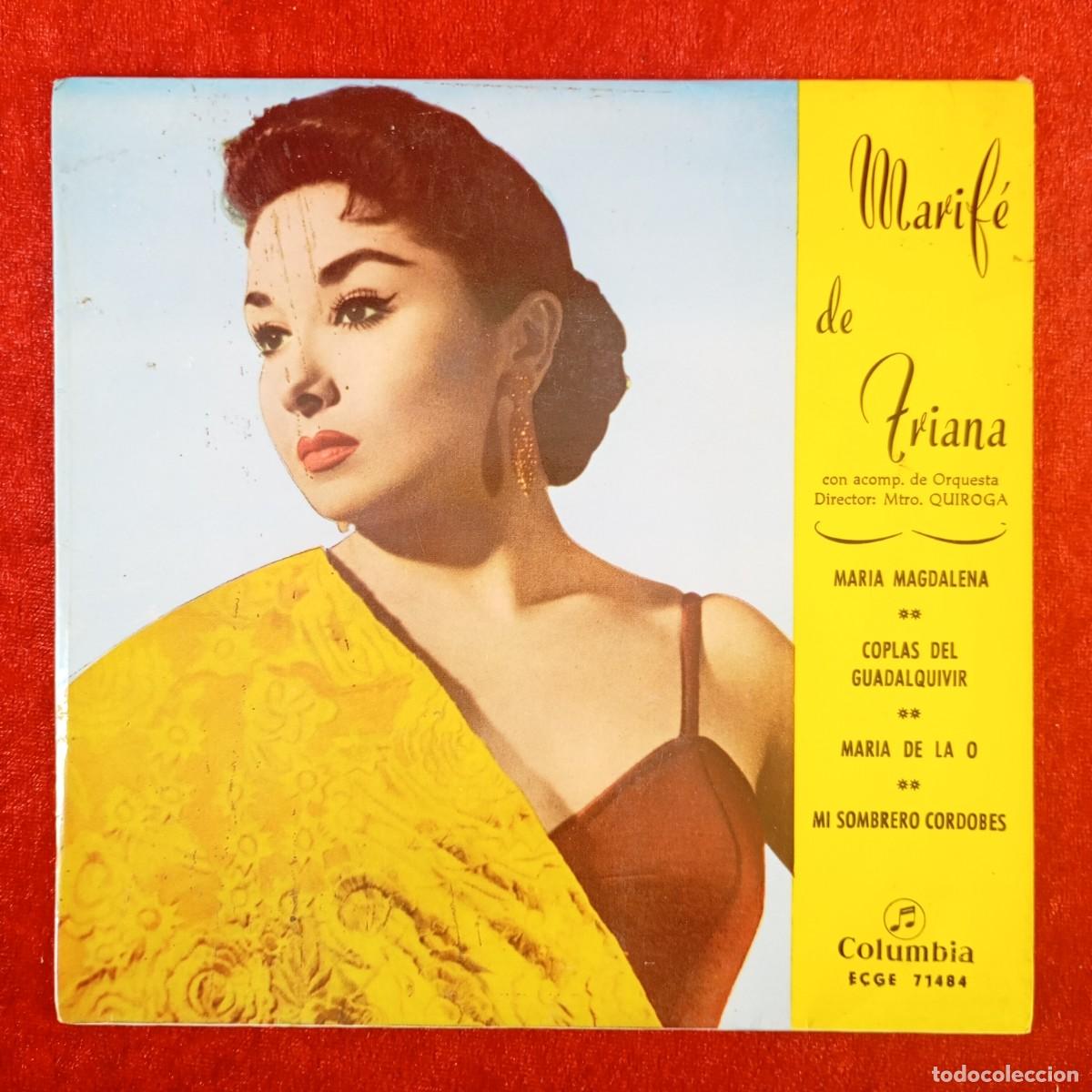 Discos de vinilo: MARIF&Eacute; DE TRIANA - MARIA MAGDALENA - ECGE 71484 - SINGLE - DISCO VINILO / 4167
