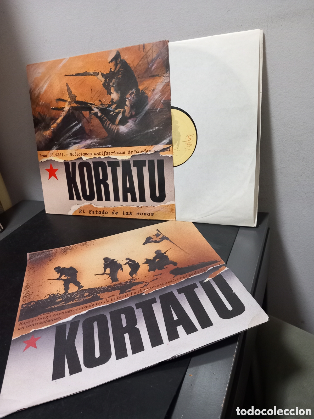 Discos de vinilo: ANTIGUO LP KORTATU EL ESTADO DE LAS COSAS ORIGINAL