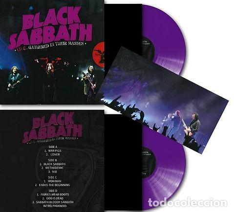 Discos de vinilo: DOBLE VINILO BLACK SABBATH - LIVE ...GATHERED IN THEIR MASSES - LEER DESCRIPCI&Oacute;N CONDICIONES VENTA