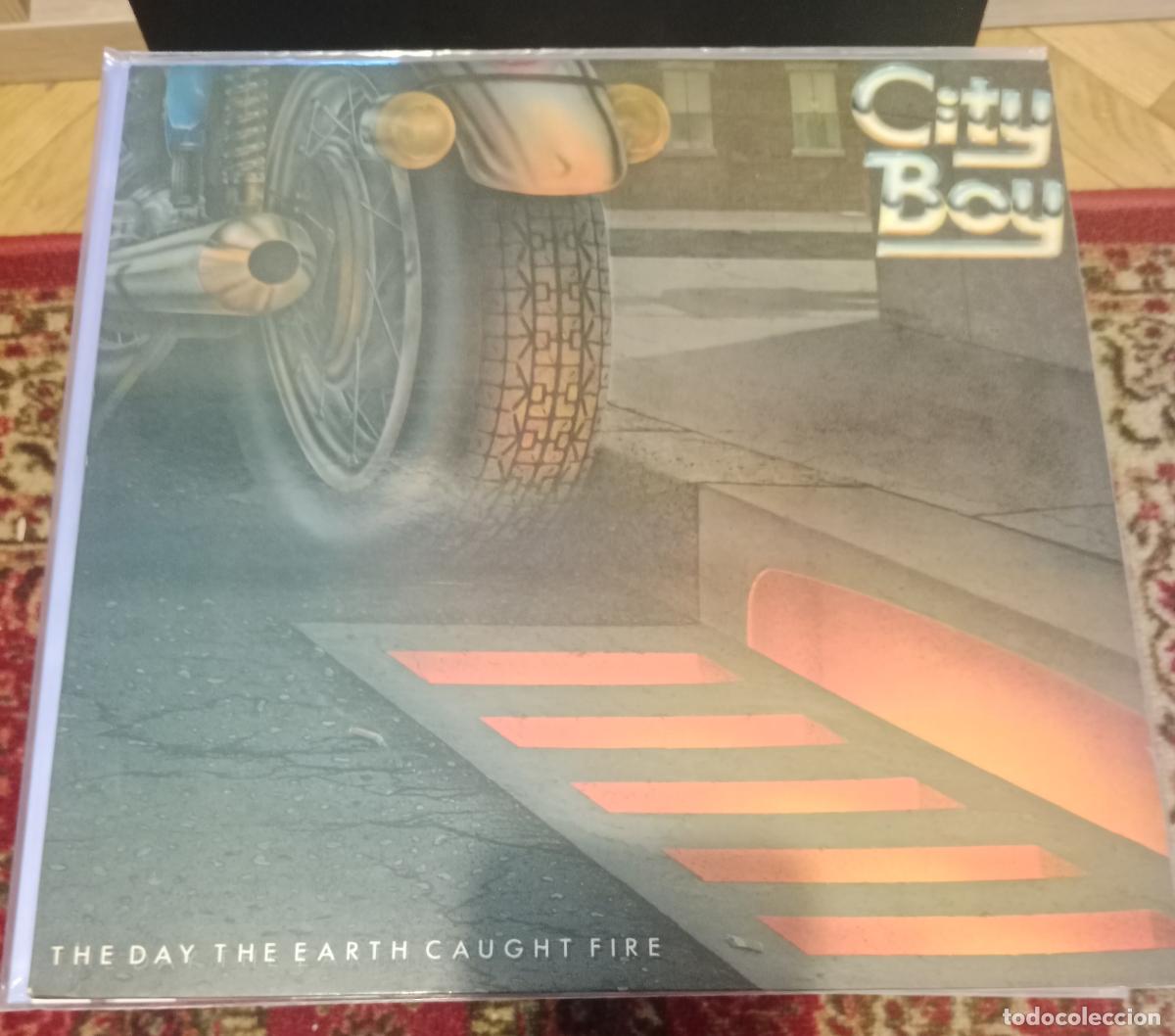 Discos de vinilo: City Boy &ndash; The Day The Earth Caught Fire Lp Espa&ntilde;a 1979