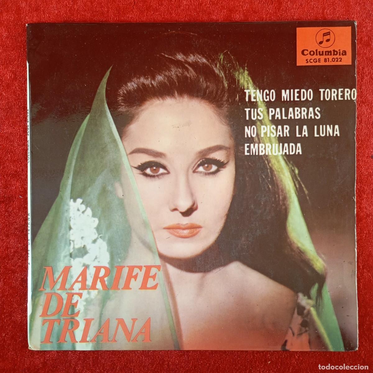 Discos de vinilo: MARIFE DE TRIANA - TENGO MIEDO TORERO - TUS PALABRAS - SCGE 81.022 - SINGLE - DISCO VINILO / 4182