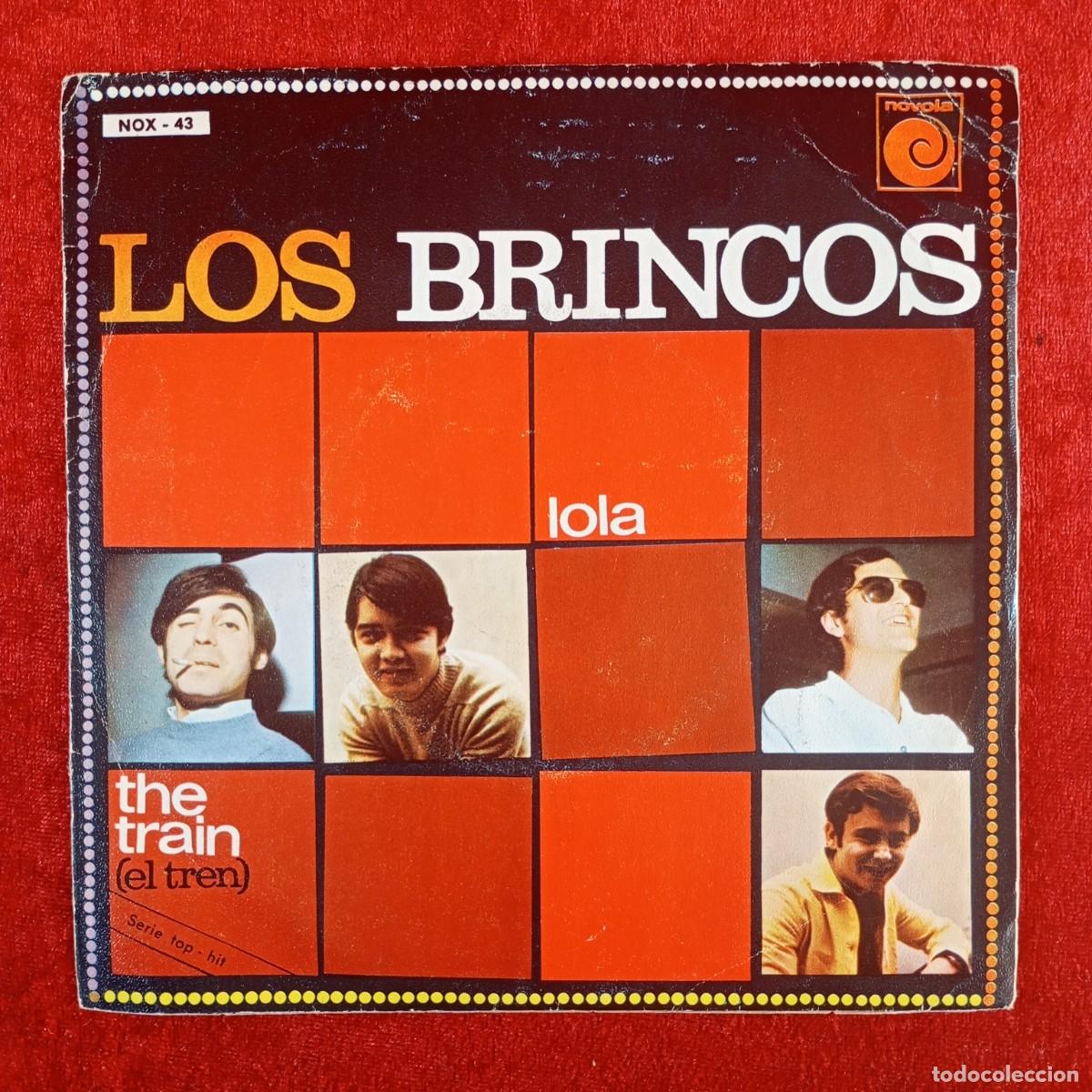 Discos de vinilo: LOS BRINCOS - LOLA - THE TRAIN - EL TREN - NOX-43 - SINGLE - DISCO VINILO / 4190