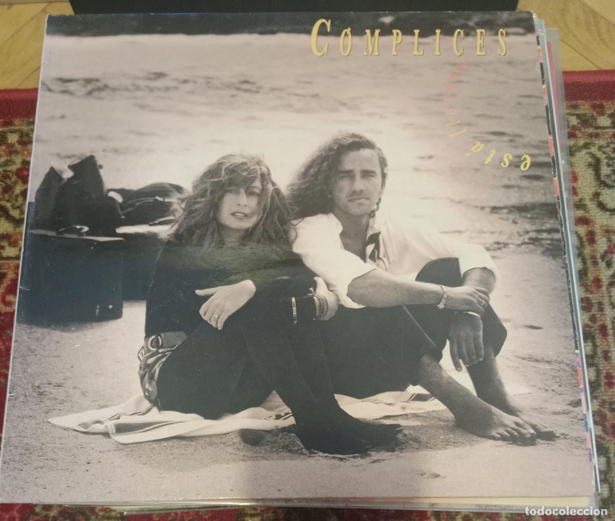 Discos de vinilo: C&oacute;mplices &lrm;&ndash; Est&aacute; Llorando El Sol Lp Espa&ntilde;a 1991