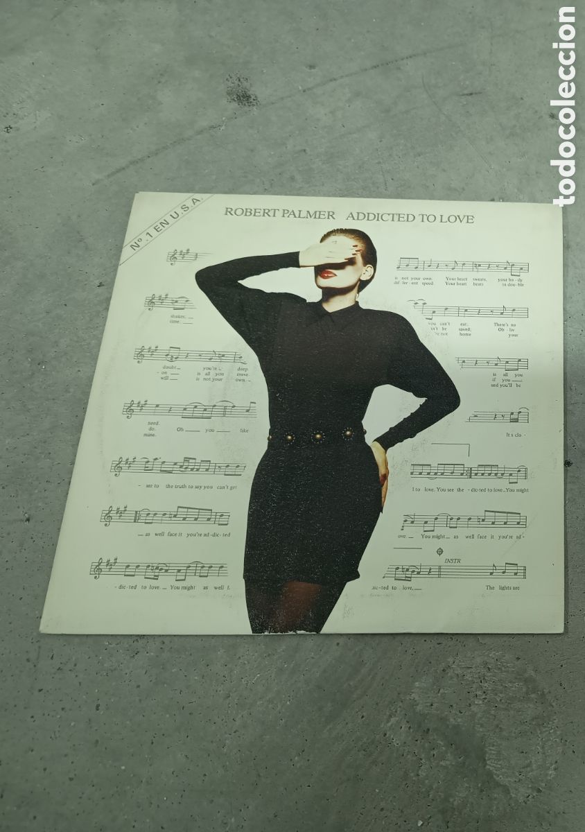 Discos de vinilo: ROBERT PALMER - ADDICTED TO LOVE - SINGLE - 1986