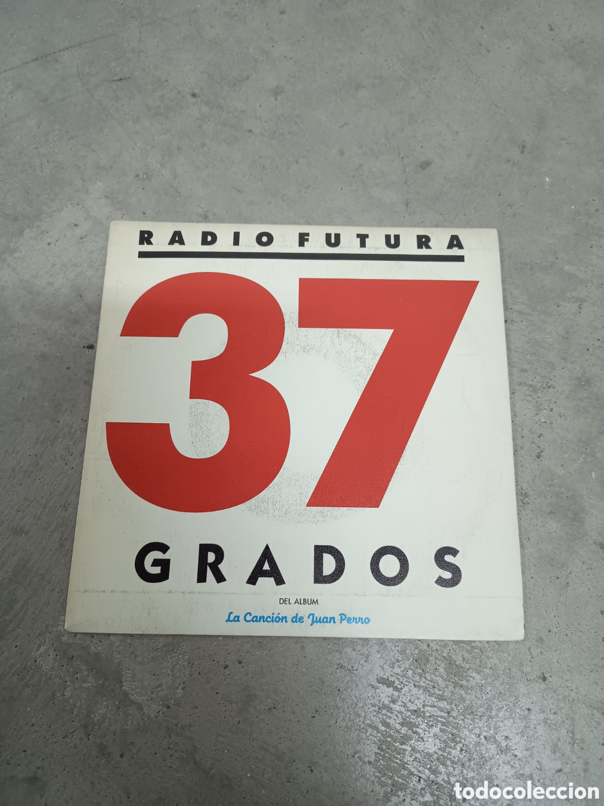 Discos de vinilo: RADIO FUTURA - 37 GRADOS - EN UN BAILE DE PERROS - SINGLE PROMO ARIOLA 1987