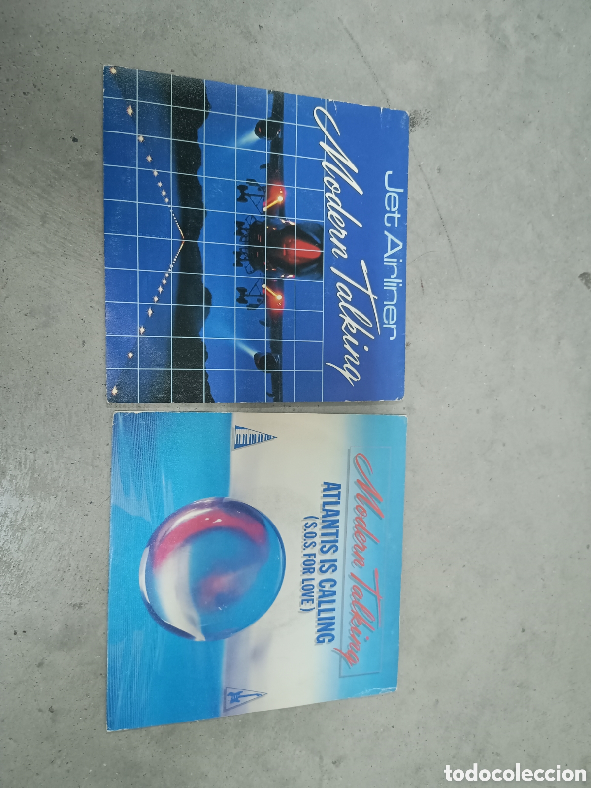 Discos de vinilo: MODERN TALKING 2 MAXI SINGLE - ATLANTIS FOR LOVE - JET AIRLINER - PROMOCIONAL 1986 Y 1987
