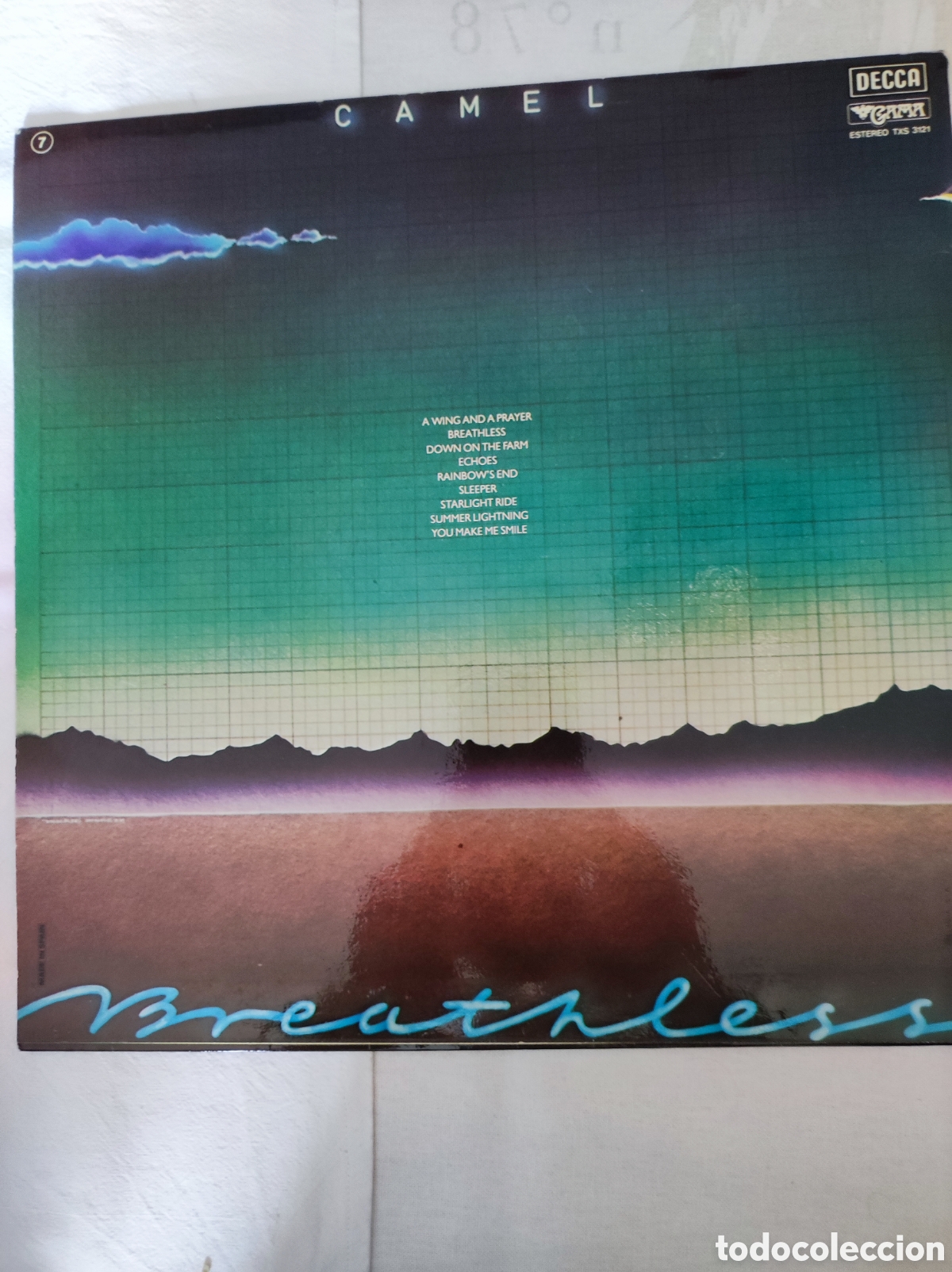 Discos de vinilo: CAMEL - BREATHLESS (1978) - Foto 2