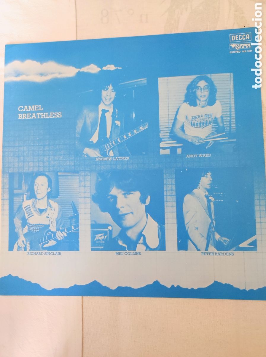 Discos de vinilo: CAMEL - BREATHLESS (1978) - Foto 3