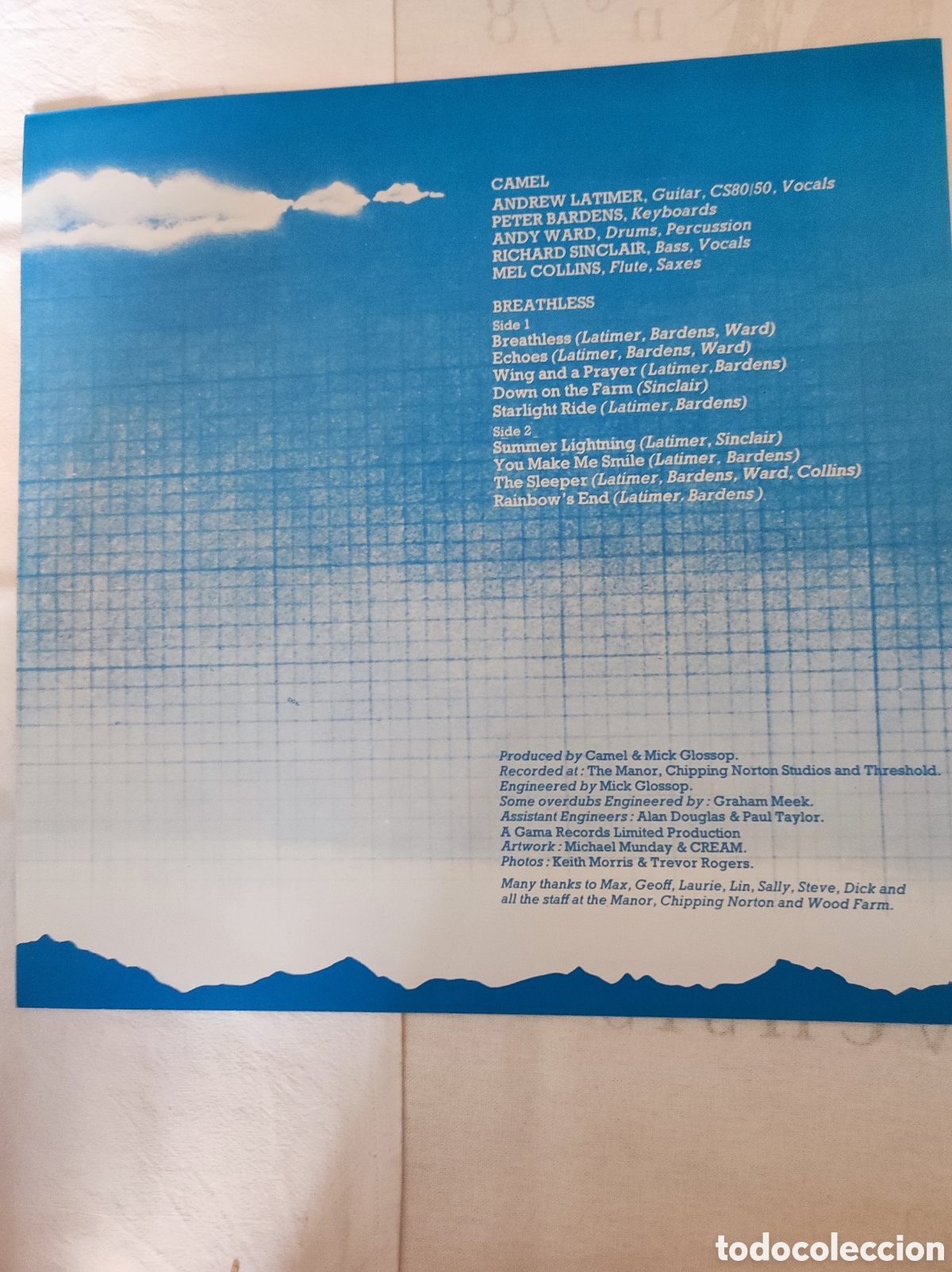 Discos de vinilo: CAMEL - BREATHLESS (1978) - Foto 4