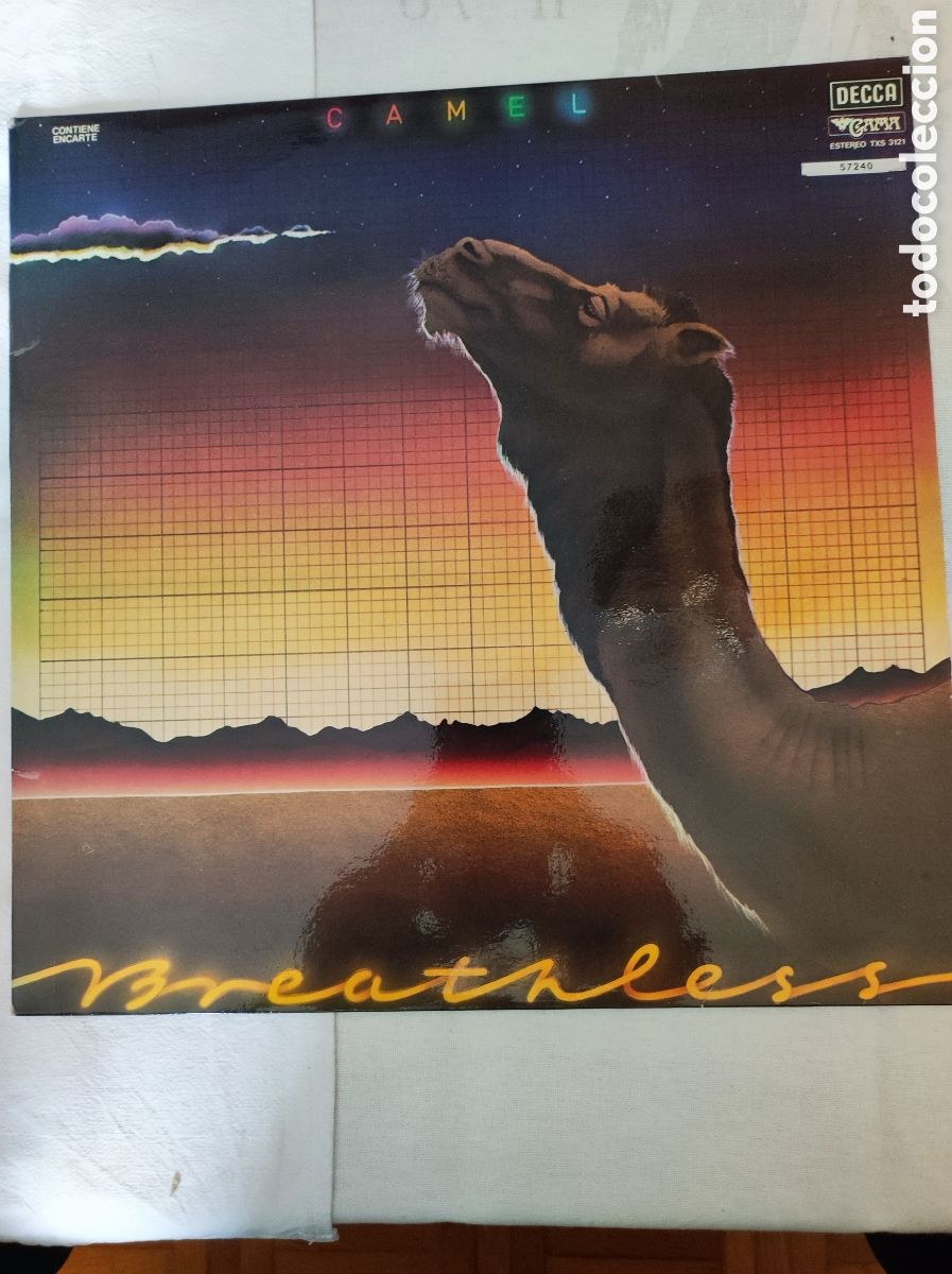 Discos de vinilo: CAMEL - BREATHLESS (1978) - Foto 1