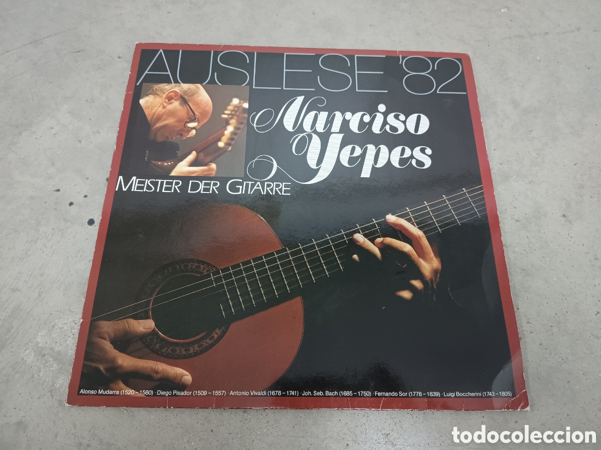 Discos de vinilo: LP NARCISO YEPES - MEISTER DER GUITARRE - AUSLESE 82