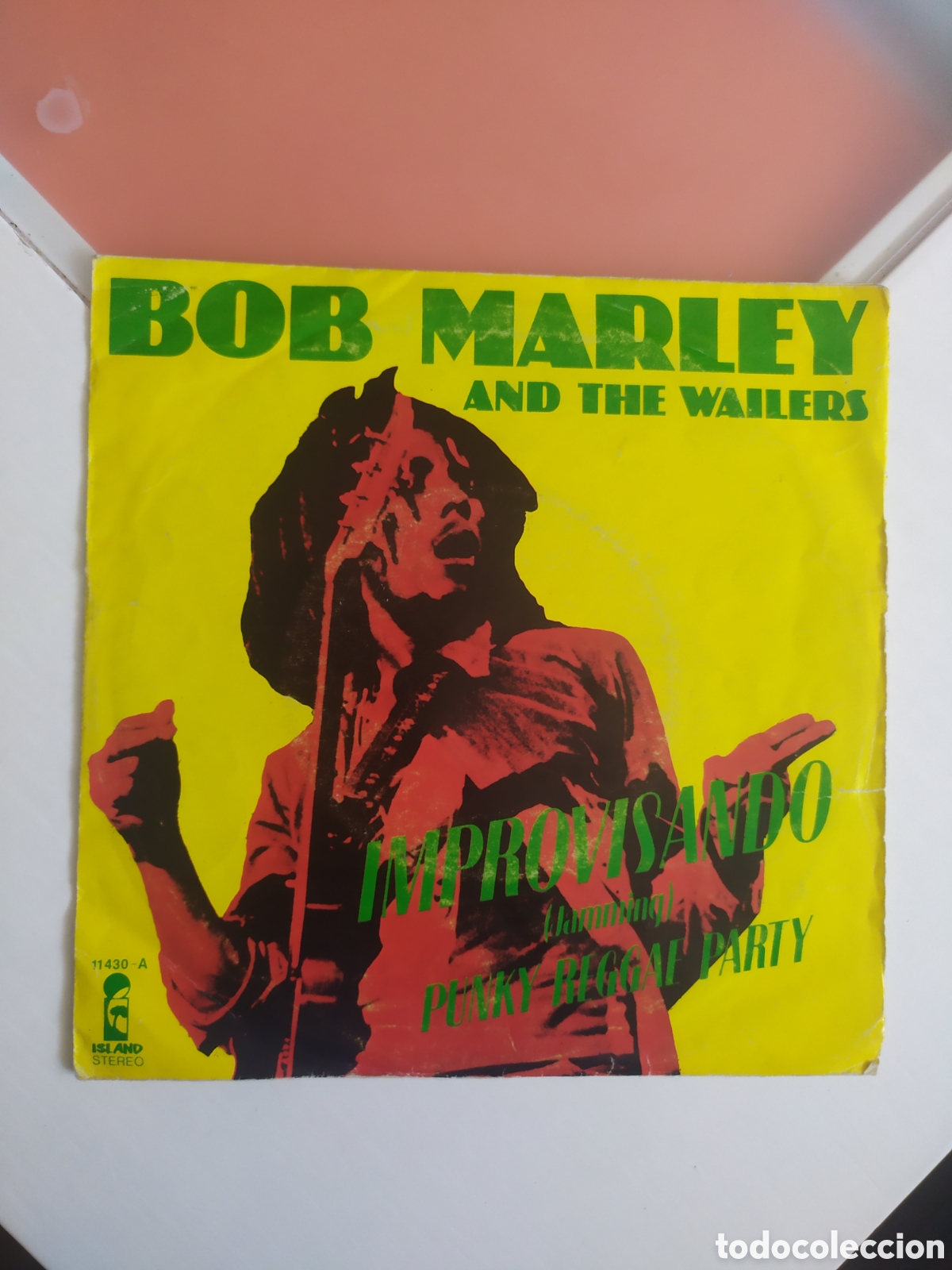 Discos de vinilo: Single Bob Marley and The Wailers. Improvisando (Jamming) / Punky Reggae Party