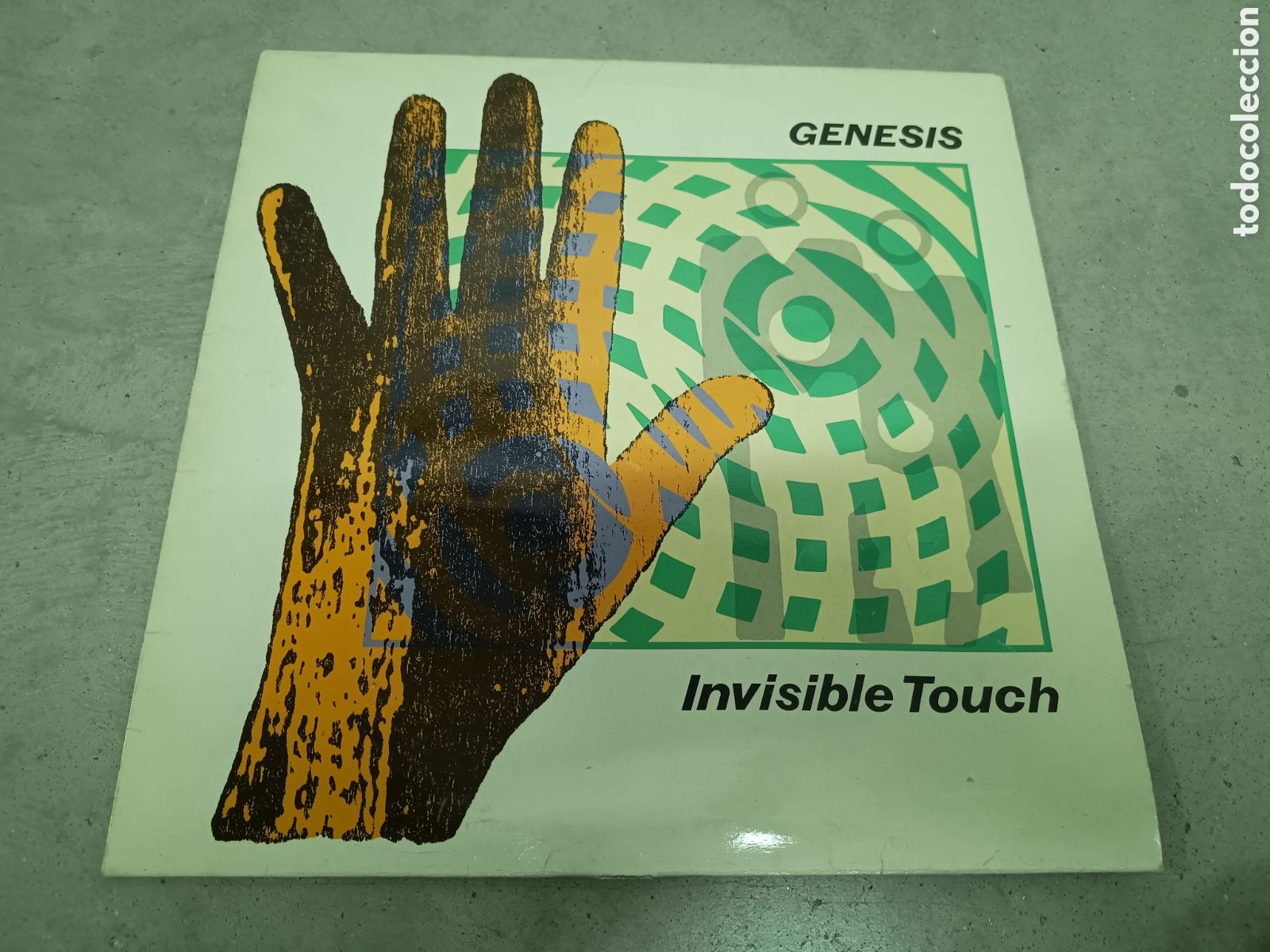 Discos de vinilo: LP GENESIS - INVISIBLE TOUCH - 1986 &ndash; ENCARTE CON LETRAS