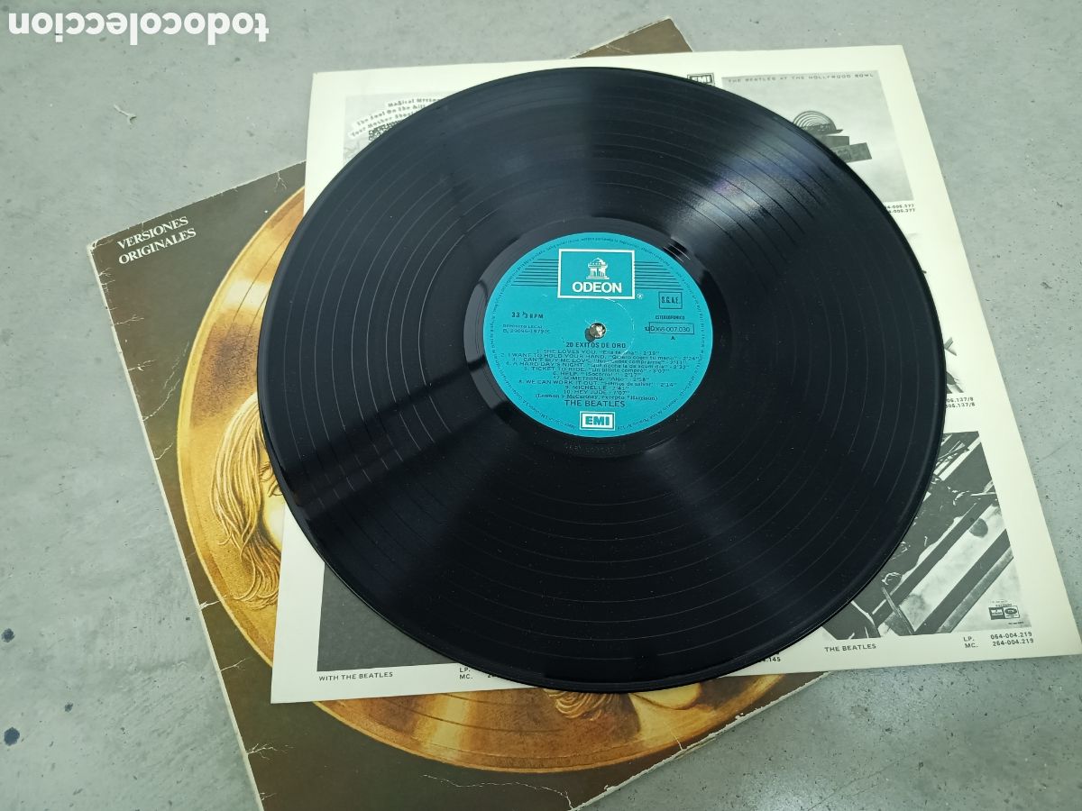Discos de vinilo: LP THE BEATLES - 20 EXITOS DE ORO - 1979 - Foto 5