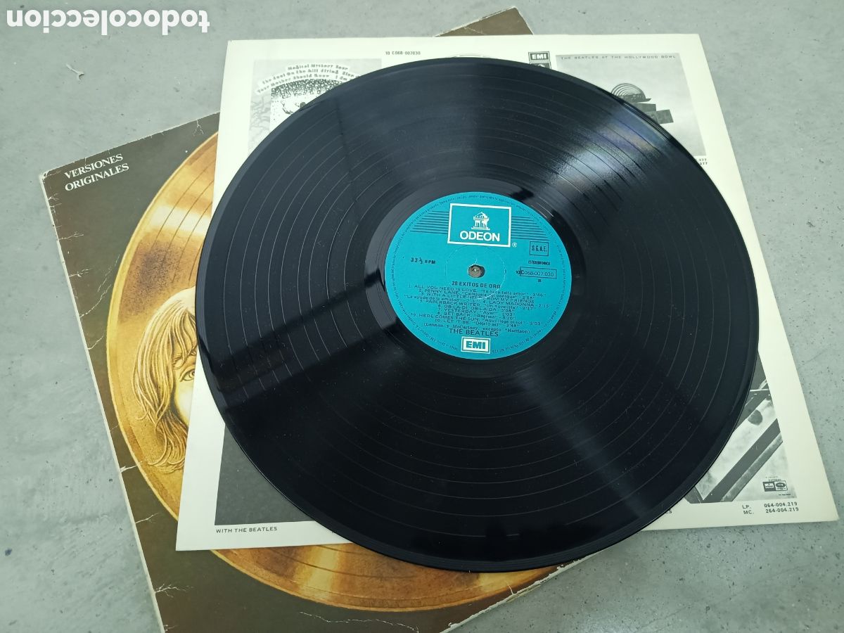 Discos de vinilo: LP THE BEATLES - 20 EXITOS DE ORO - 1979 - Foto 6