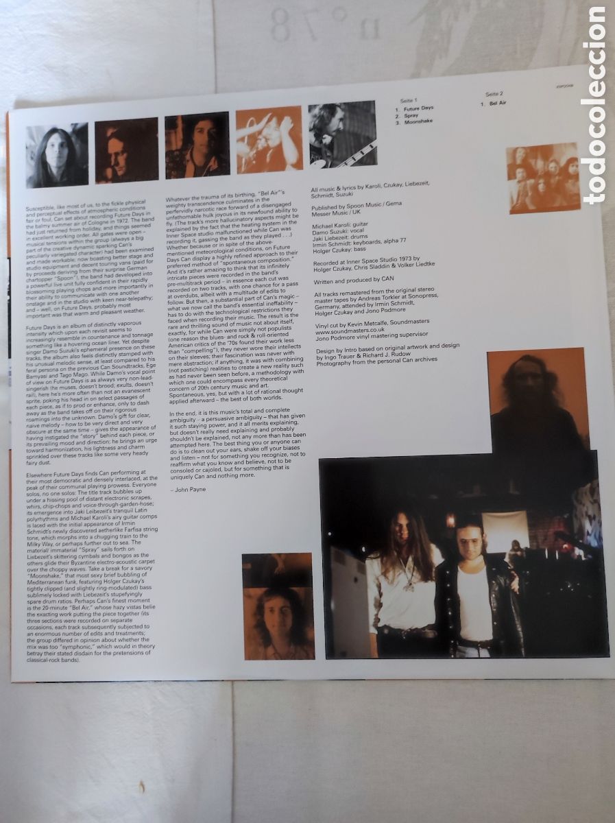 Discos de vinilo: CAN - FUTURE DAYS (2014) - Foto 3