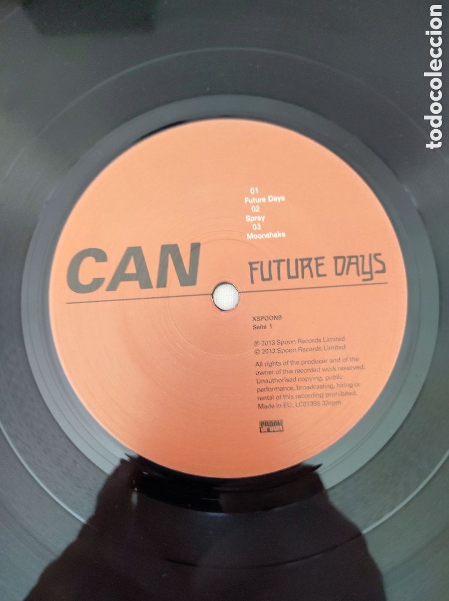 Discos de vinilo: CAN - FUTURE DAYS (2014) - Foto 5