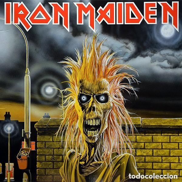 Discos de vinilo: IRON MAIDEN - IRON MAIDEN ..LP MISMO NOMBRE .. PARLOPHONE - REEDICION - COMPLETAMENTE NUEVO