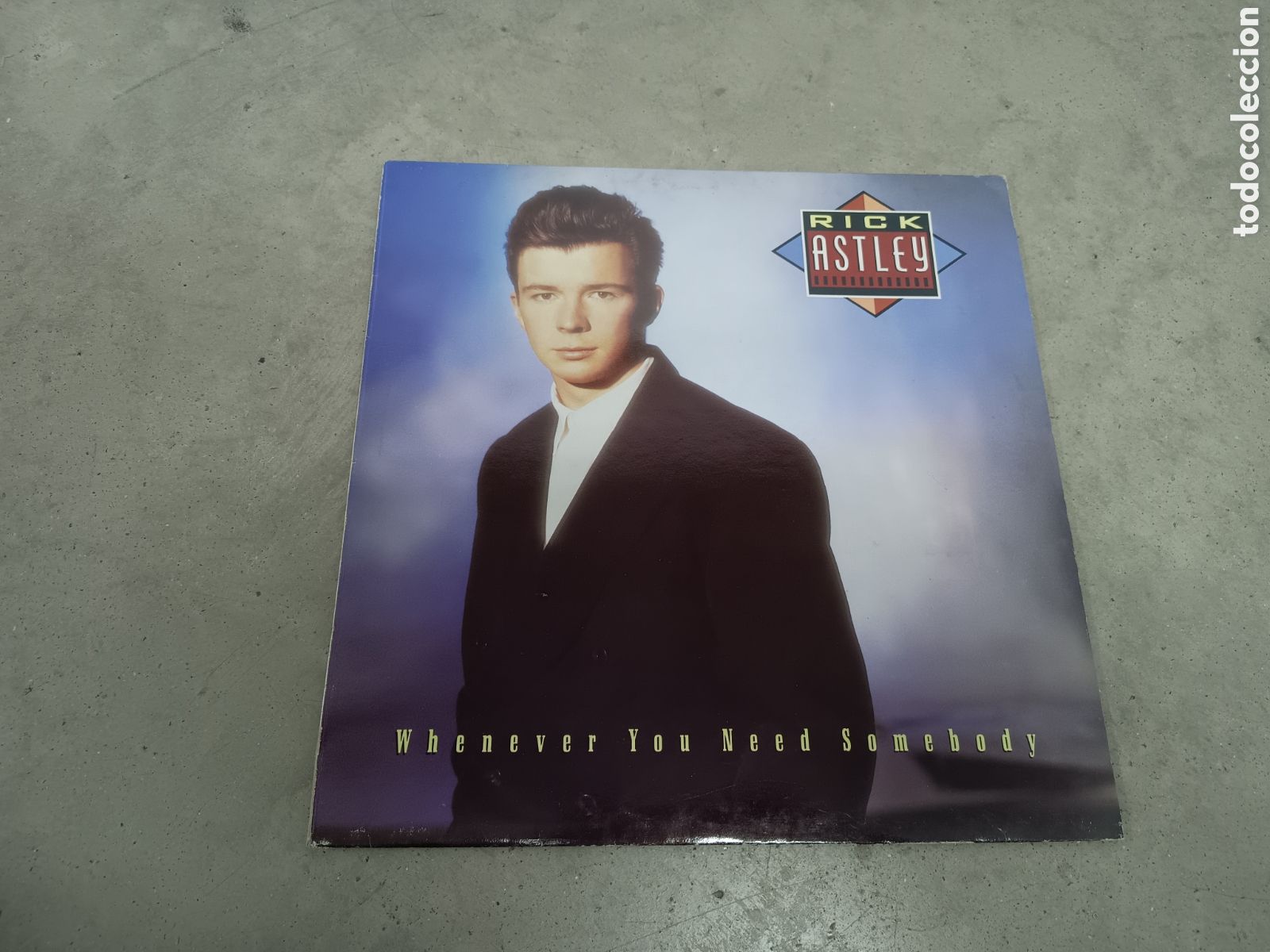 Discos de vinilo: LP RICK ASTLEY - WHENEVER YOU NEED SOMEBODY - 1987