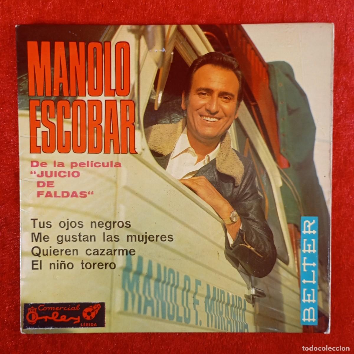 Discos de vinilo: MANOLO ESCOBAR - JUICIO DE FALDAS - 52.337 - SINGLE - DISCO VINILO / 4191