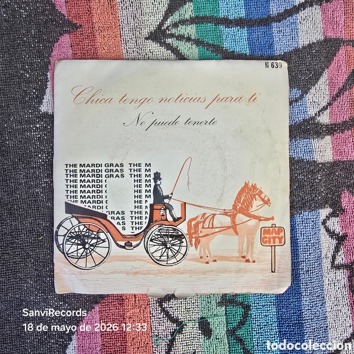 Discos de vinilo: [SINGLE] THE MARDI GRAS: CHICA TENGO NOTICIAS PARA TI - NO PUEDO TENERTE (HISPAVOX) (1970)