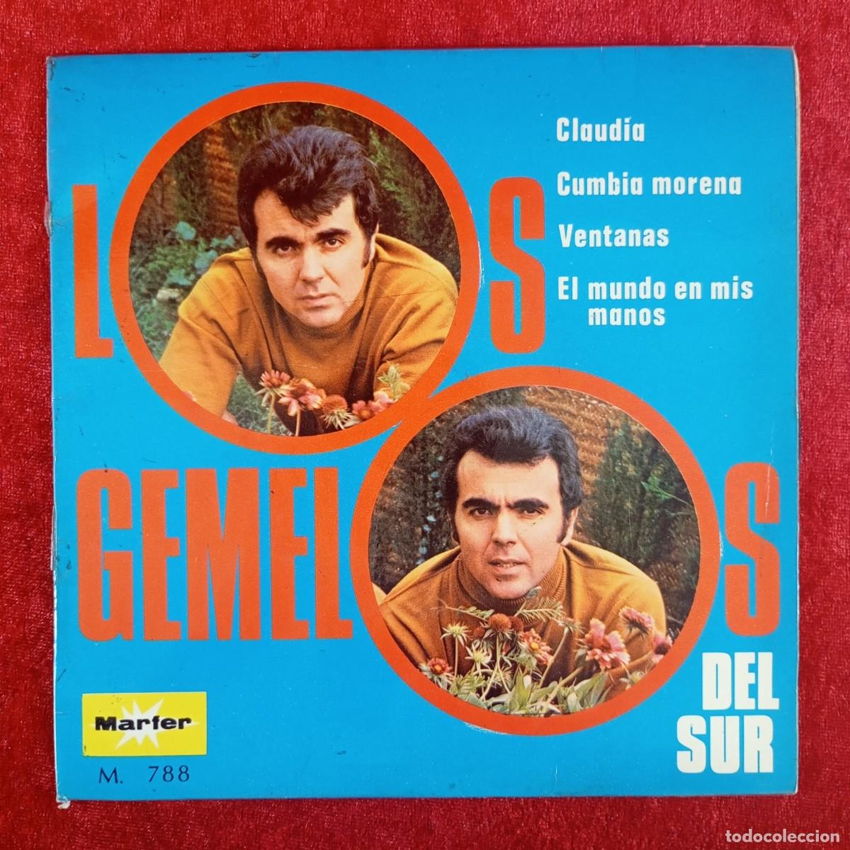 Discos de vinilo: LOS GEMELOS DEL SUR - CLAUDIA - CUMBIA MORENA - M. 788 - SINGLE - DISCO VINILO / 4212