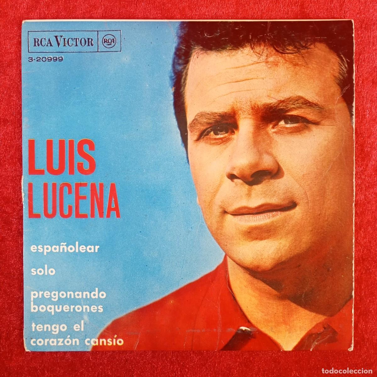Discos de vinilo: LUIS LUCENA - ESPA&Ntilde;OLEAR - SOLO - 3-20999 - SINGLE - DISCO VINILO / 4215