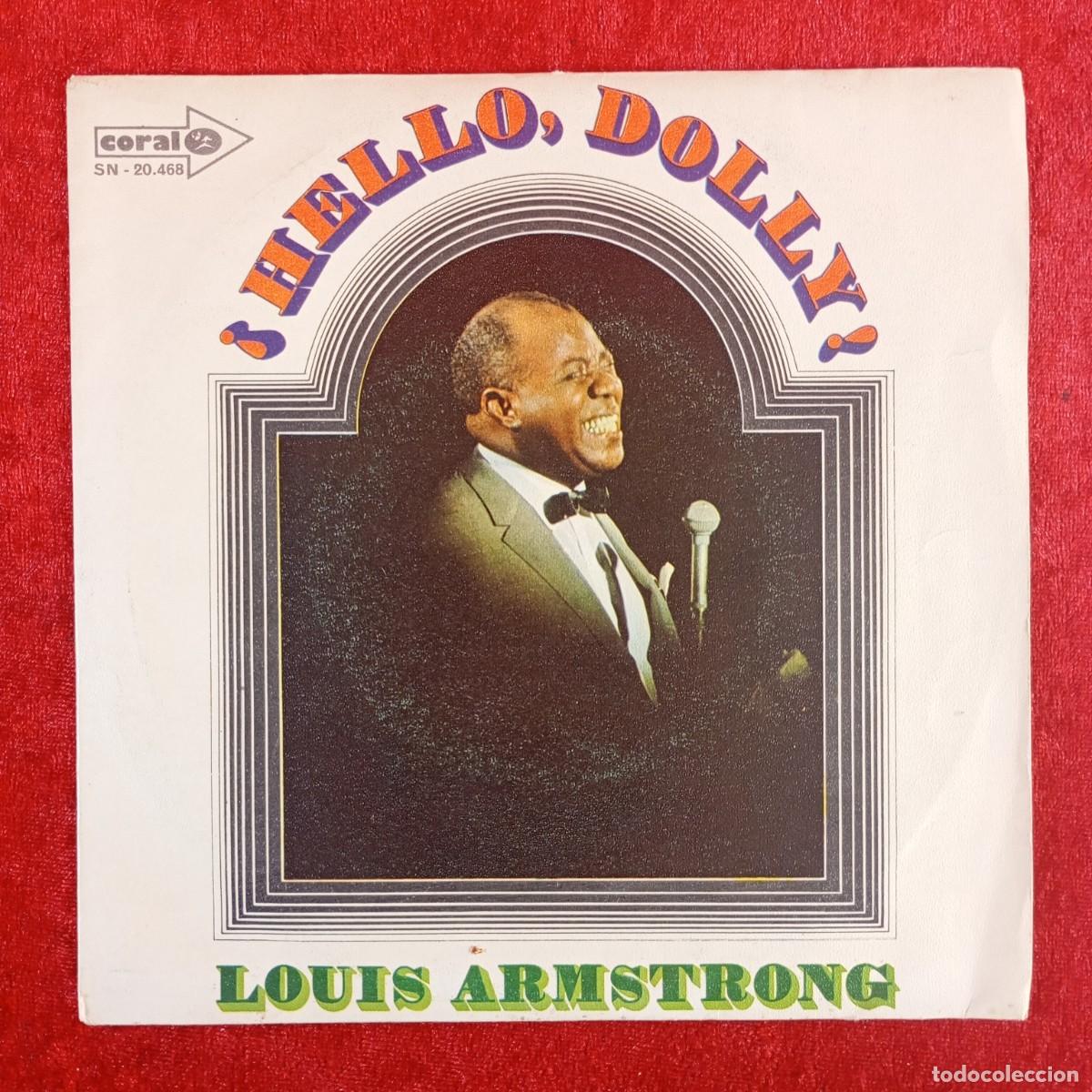 Discos de vinilo: &iexcl; HELLO, DOLLY ! - LOUIS ARMSTRONG - SN-20.468 - SINGLE - DISCO VINILO / 4217