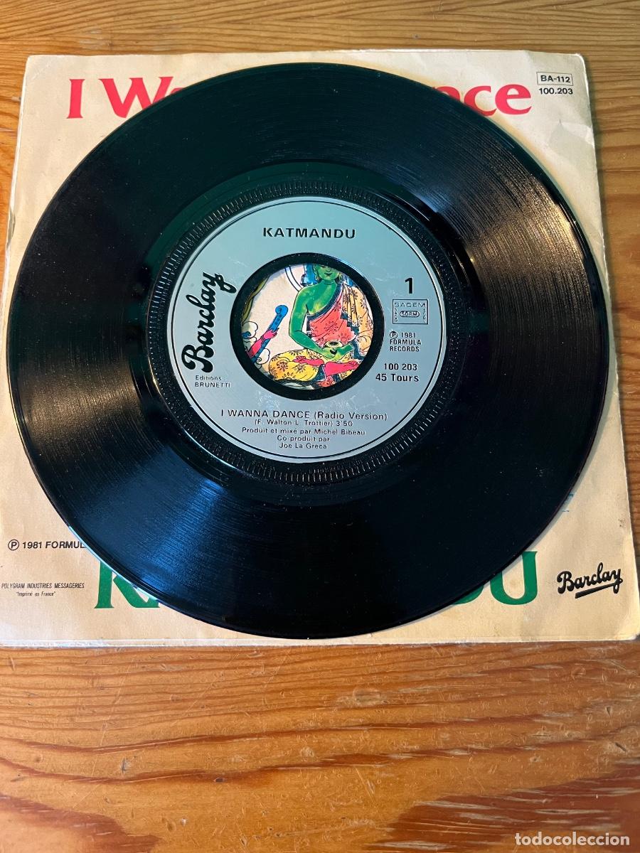Discos de vinilo: I WANNA DANCE KATMANDU 1981 SINGLE - Foto 4