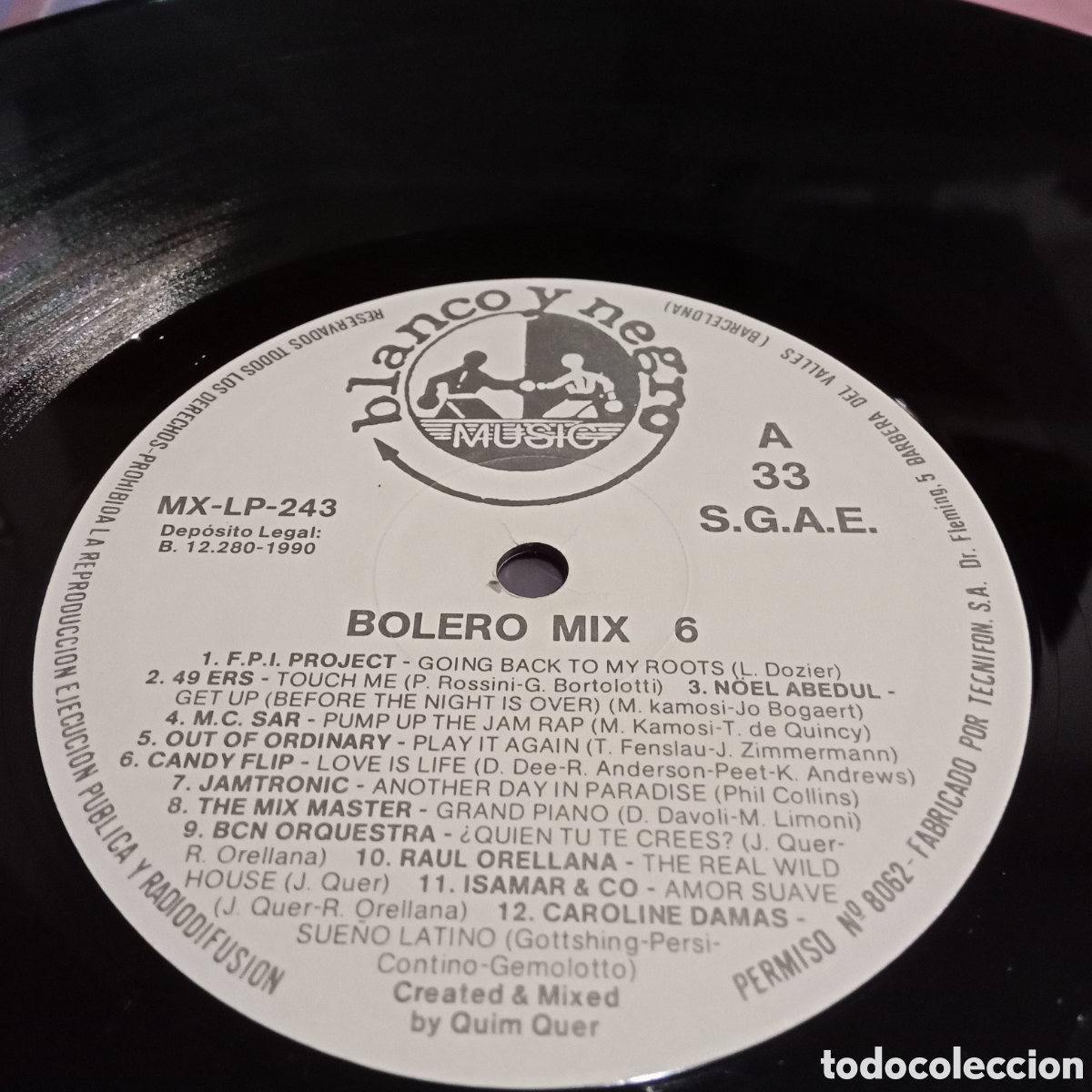 Discos de vinilo: VARIOS - BOLERO MIX 6 - LP - Foto 4