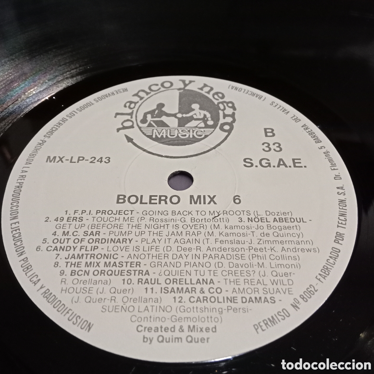 Discos de vinilo: VARIOS - BOLERO MIX 6 - LP - Foto 5