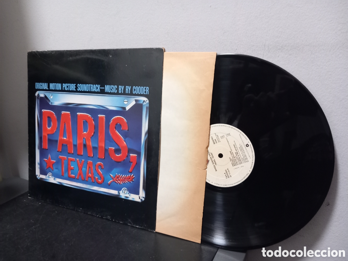 Discos de vinilo: ANTIGUO LP PARIS TEXAS BSO ORIGINAL