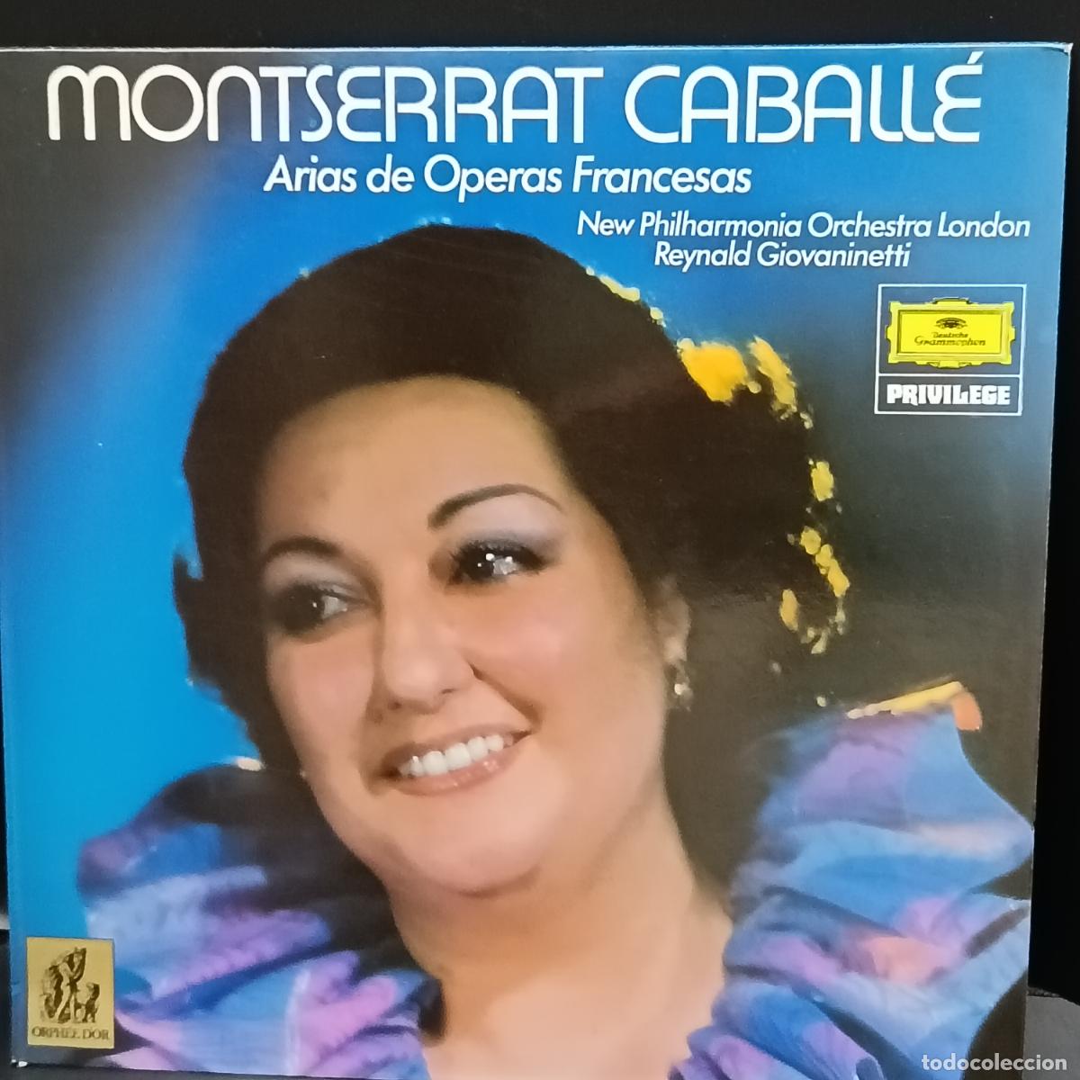 Discos de vinilo: LP MONTSERRAT CABALLE, Arias de operas Francesas